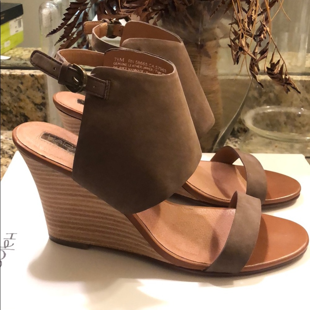 Halogen sandals worn once size7.5 -